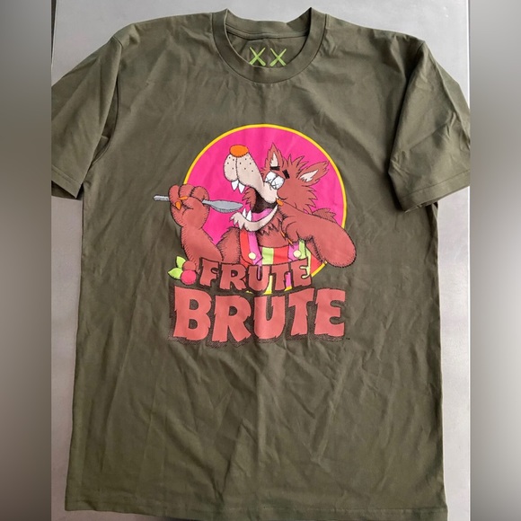 Kaws Monster Cereals Franken Berry Full Figure Pink T-Shirt XL General Mills. - Picture 3 of 3